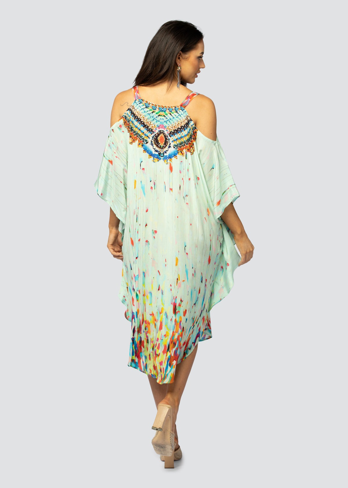 KAFTAN QUEEN COLD SHOULDER MID KAFTAN