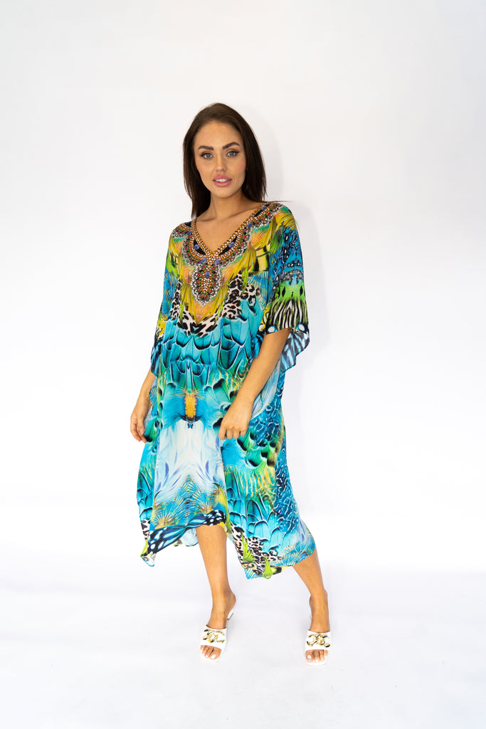 SEA ENCHANTMENT MID LENGTH KAFTAN