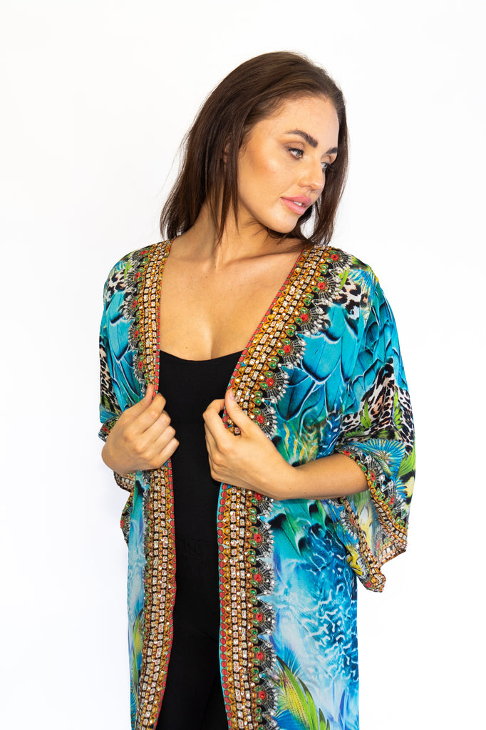 SEA ENCHANTMENT MID LENGTH KIMONO