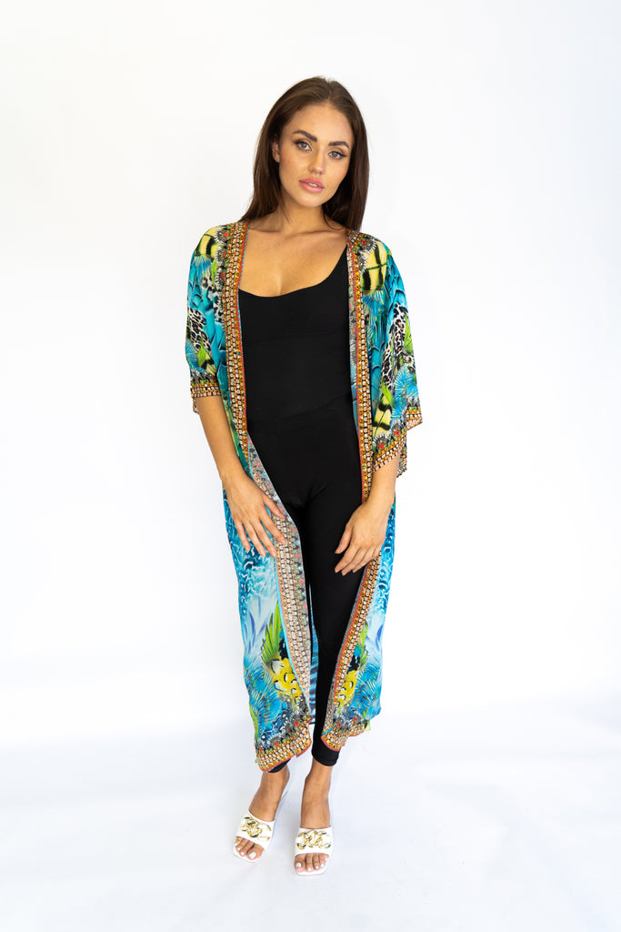 SEA ENCHANTMENT LONG KIMONO