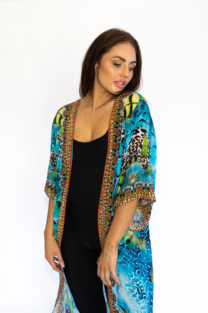 SEA ENCHANTMENT LONG KIMONO