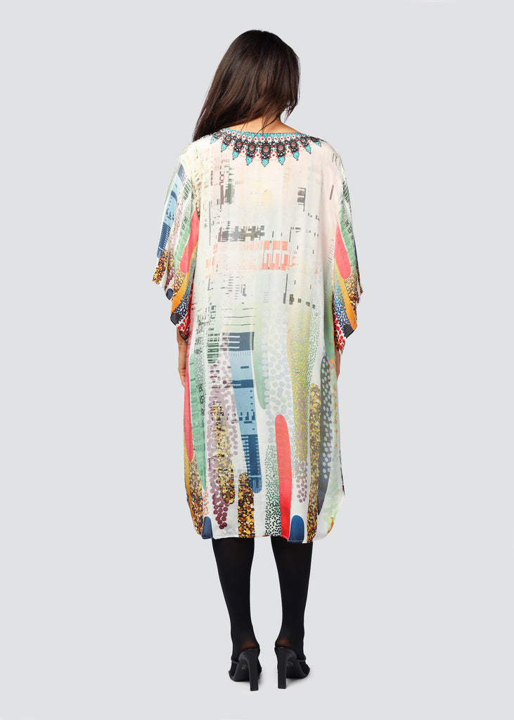 RAIN OF COLOURS MID LENGTH KIMONO