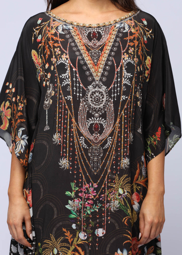 SHRINGAR BOATNECK MID KAFTAN